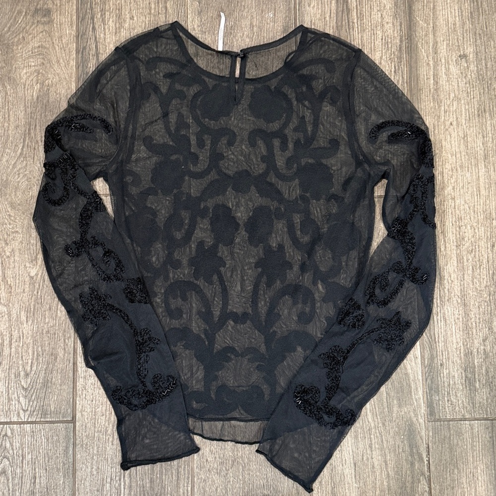 Free People Shine Through Mesh Top - Picture 5 of 5